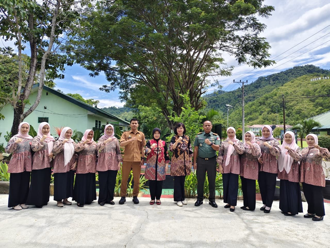 DKPPKB Sulbar Dampingi Penilaian Posyandu Matahari Korem 142 Tatag Mamuju