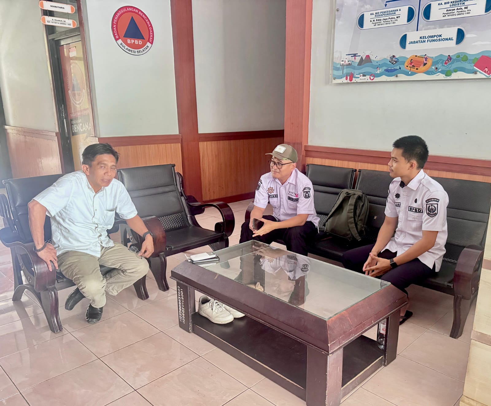 BPBD Sulbar Koordinasi dengan BPBD Sulsel Bahas Draft Kerja Sama Penanganan Darurat Bencana