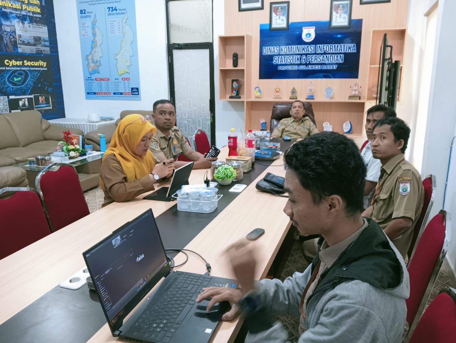 Edukasi Publik Cegah Ancaman Siber, Kominfo Sulbar Genjot Literasi Digital