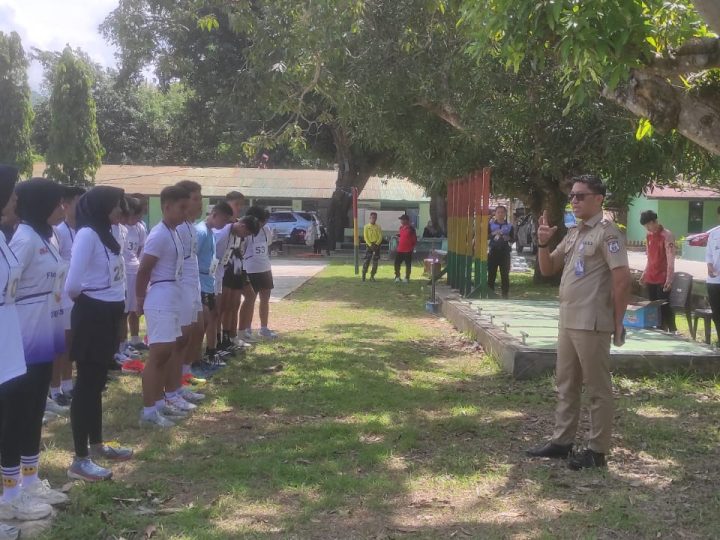 Pesan Kesbangpol Sulbar D idepan 107 Siswa yang Ikuti Seleksi Paskibraka di Polman
