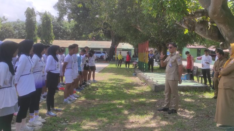 Pesan Kesbangpol Sulbar D idepan 107 Siswa yang Ikuti Seleksi Paskibraka di Polman