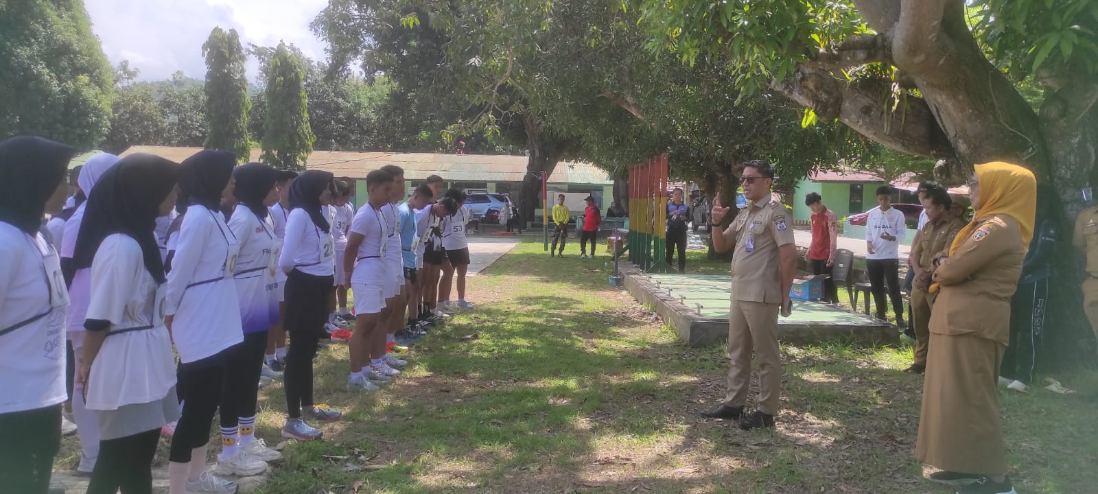 Pesan Kesbangpol Sulbar D idepan 107 Siswa yang Ikuti Seleksi Paskibraka di Polman