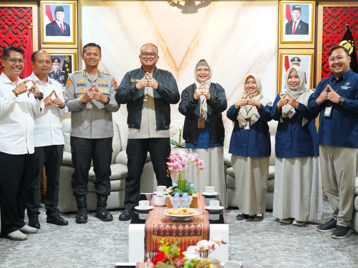 Kapolda Sulbar Audiensi dengan Kepala BPS, Bahas Data Ekonomi dan Potensi Wilayah