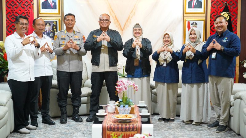 Kapolda Sulbar Audiensi dengan Kepala BPS, Bahas Data Ekonomi dan Potensi Wilayah