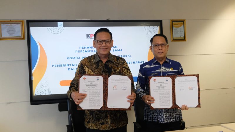 Perkuat Implementasi WBS Terintegrasi Pemprov Sulbar dan KPK Teken PKS