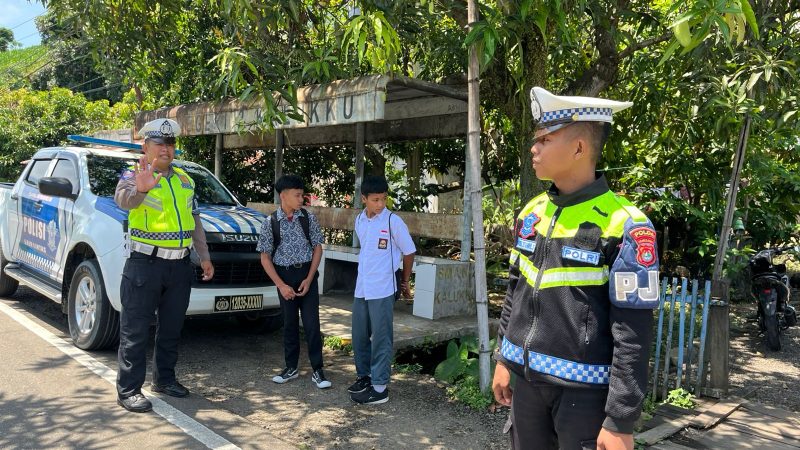 Ditlantas Polda Sulbar Intensifkan Pengaturan dan Edukasi di Sekolah, Wujudkan Budaya Berkeselamatan