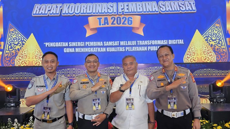 Hadiri Rakor Samsat Nasional di Semarang, Dirlantas Polda Sulbar Komitmen Perkuat Sinerg