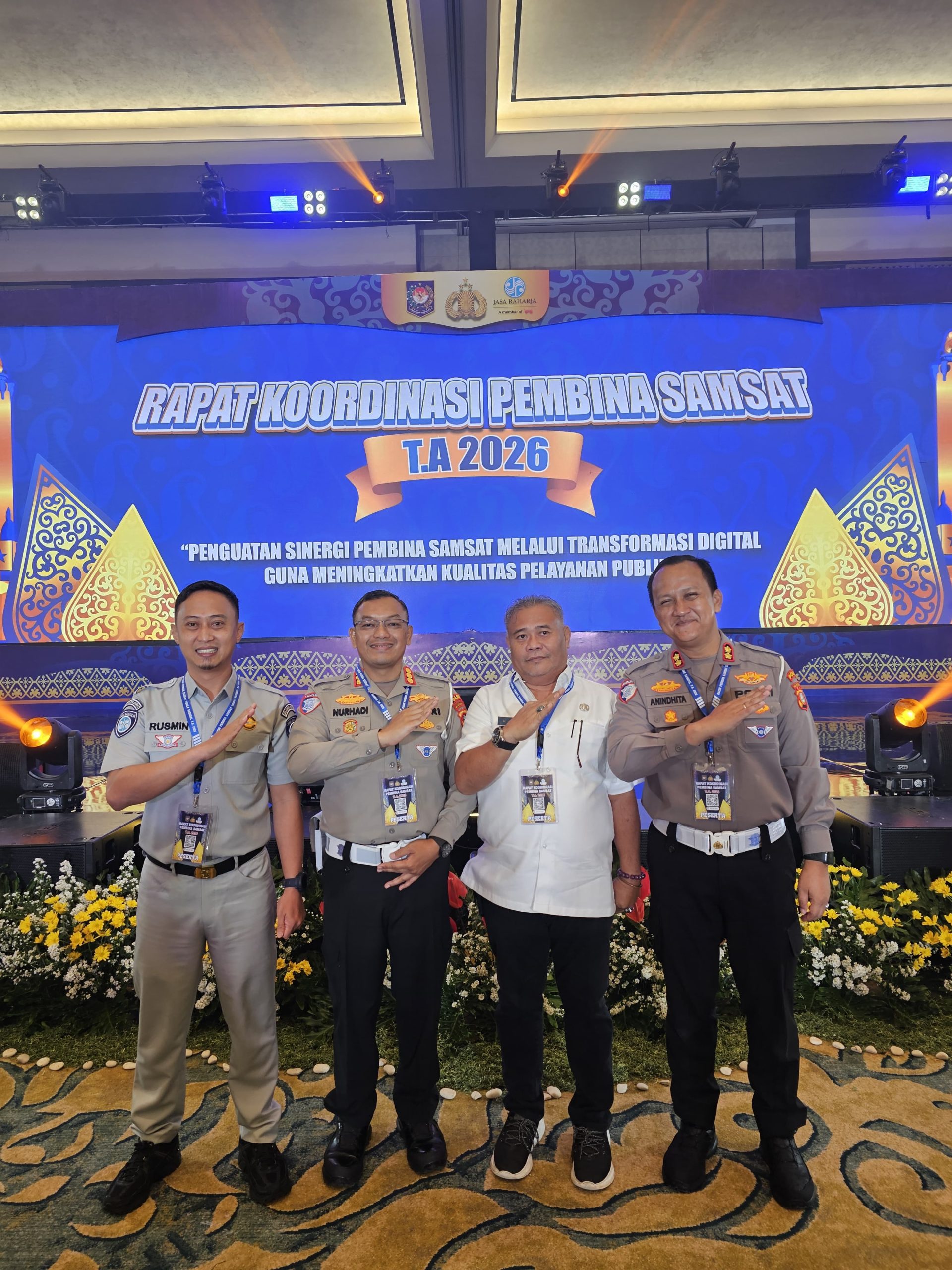 Hadiri Rakor Samsat Nasional di Semarang, Dirlantas Polda Sulbar Komitmen Perkuat Sinerg