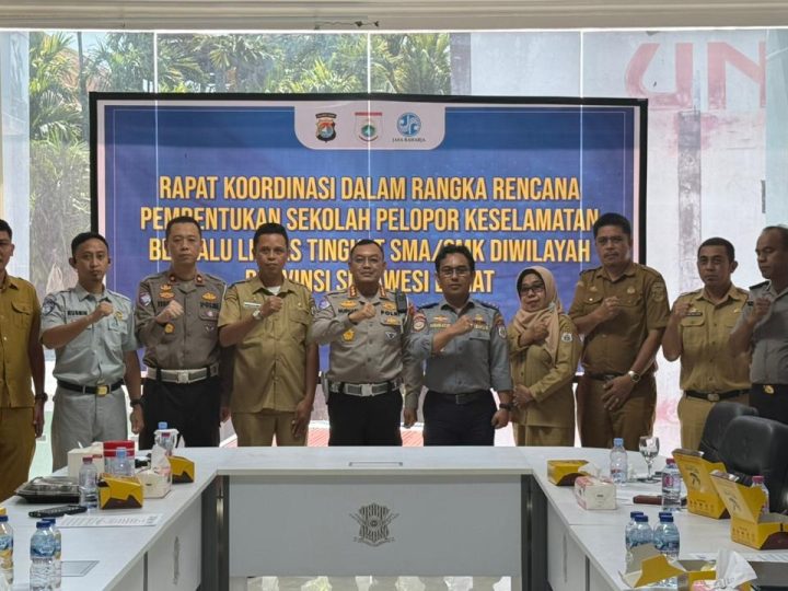 Polda Sulbar Gelar Rakor Pembentukan “Sekolah Pelopor Keselamatan”