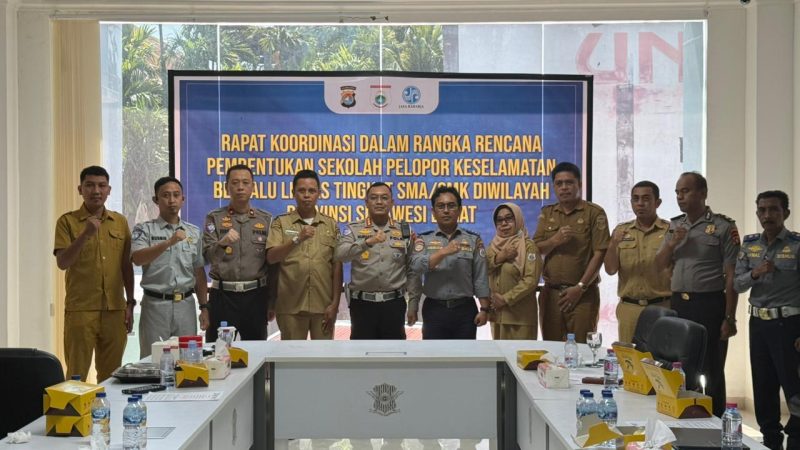 Polda Sulbar Gelar Rakor Pembentukan “Sekolah Pelopor Keselamatan”