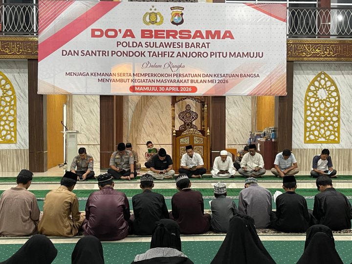 Polda Sulbar Ajak Santri Tahfiz Gelar Doa Bersama