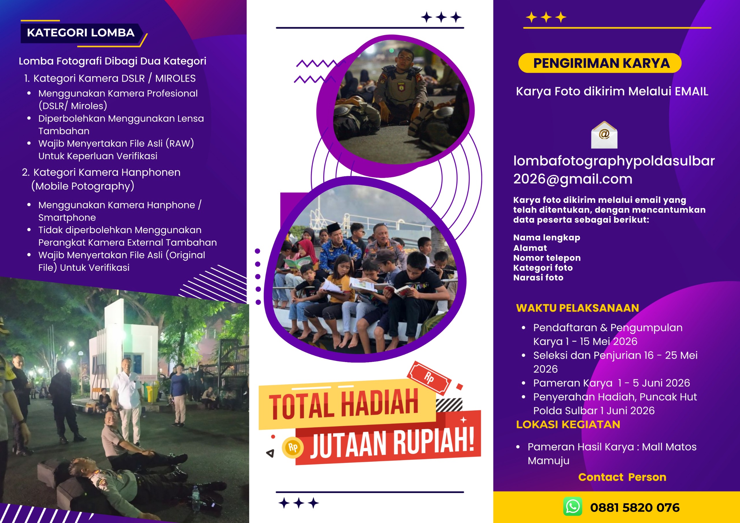 Lomba Fotografi Polda Sulbar Hadir dengan Tema Unik dan Total Hadiah Jutaan Rupiah