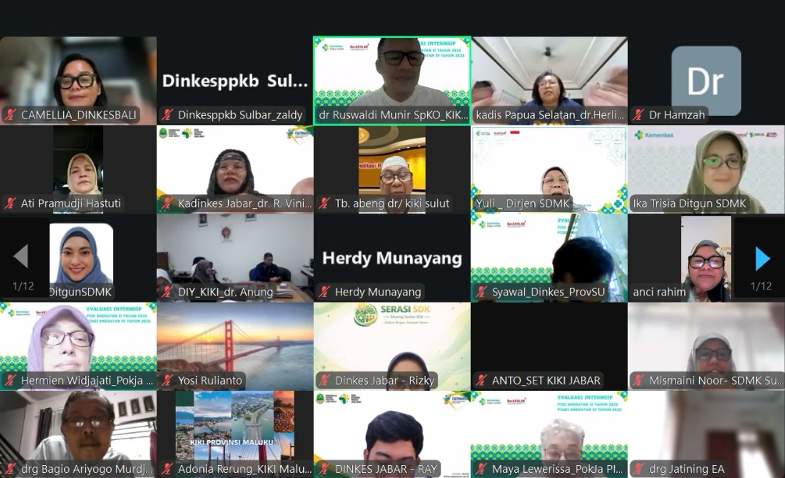 Rakornas Bahas Perbaikan Program Internsip Dokter dan Dokter Gigi di Ikuti Kepala DKPPKB Sulbar