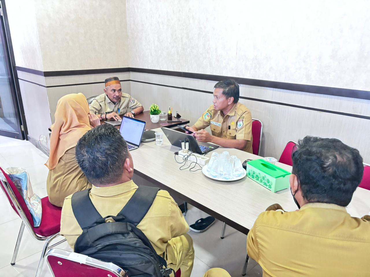 Bersama Dinas PUPR, BPKAD Sulbar Gelar Rapat Koordinasi Pengelolaan dan Penyaluran BKK