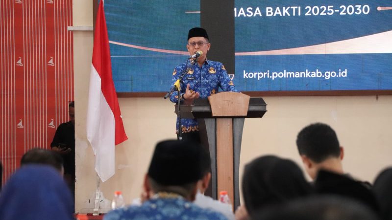 Sekda Sulbar Harap Perkuat Profesionalisme ASN KORPRI Polman Masa Bakti 2025–2030