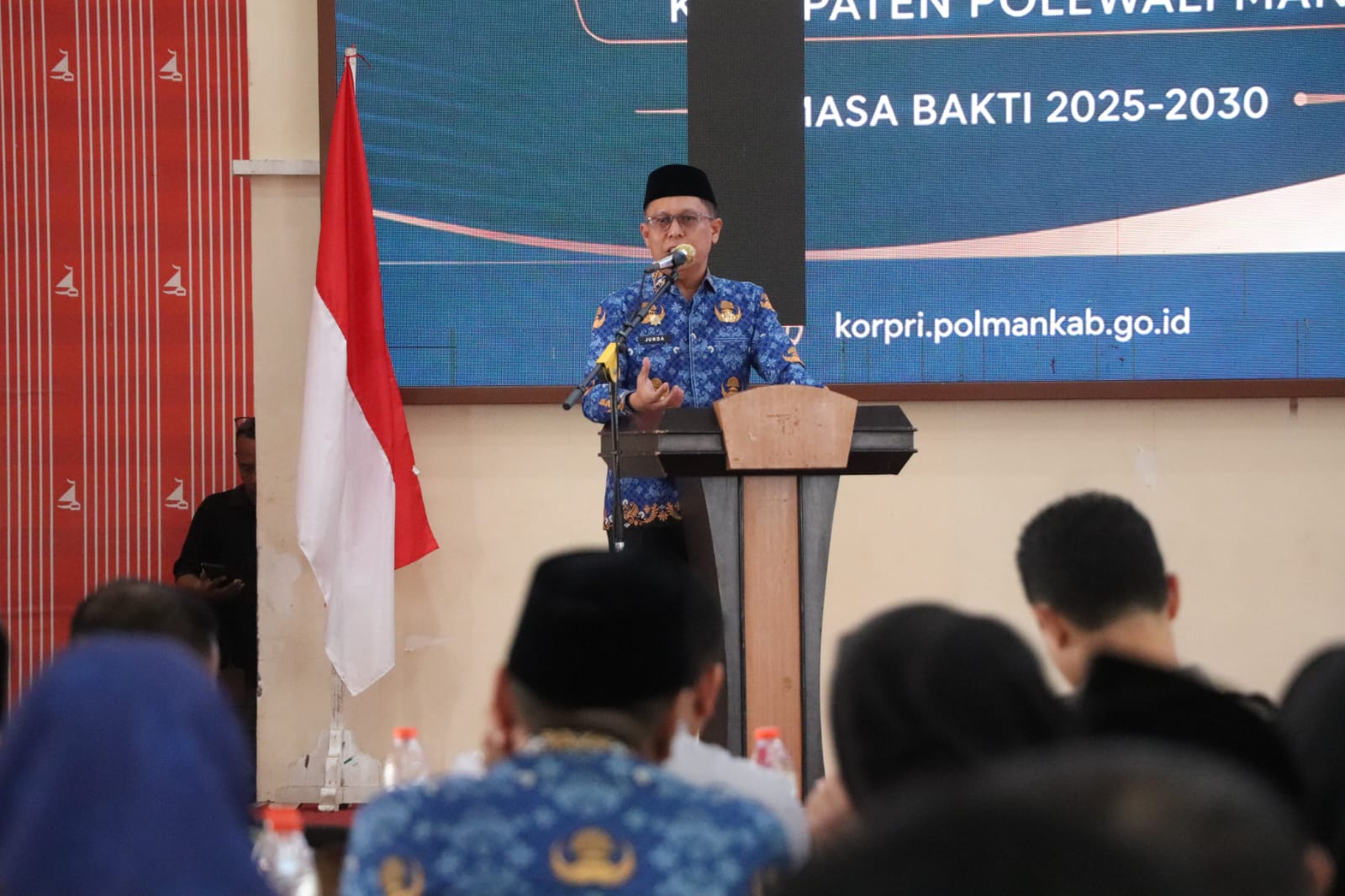 Sekda Sulbar Harap Perkuat Profesionalisme ASN KORPRI Polman Masa Bakti 2025–2030