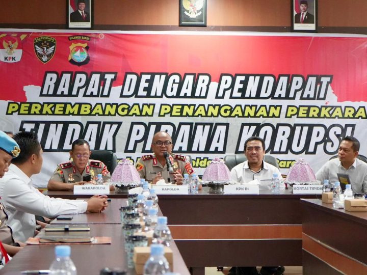 Kapolda Sulbar Pimpin Rapat Dengar Pendapat, Kupas Tuntas Penanganan Perkara Korupsi