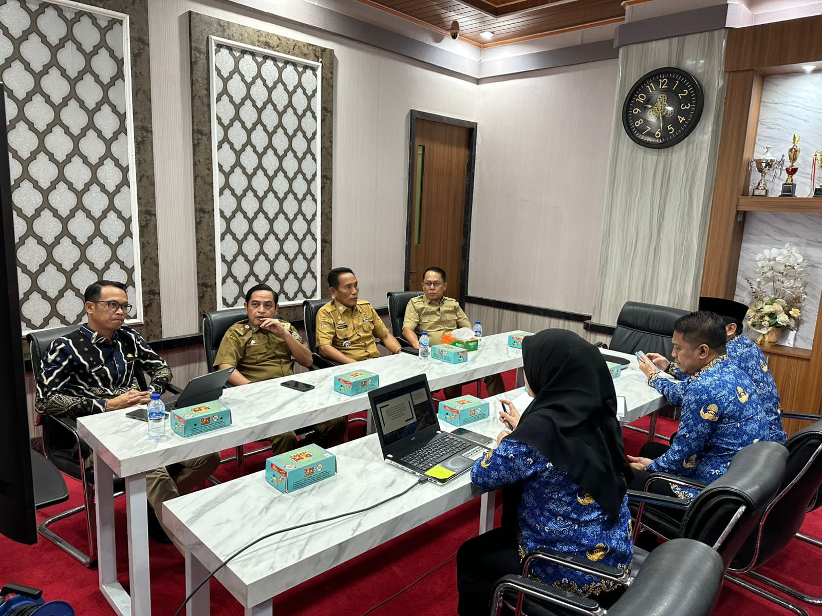 Rakor Kerjasama Penerbangan dengan Pemprov Sulsel, Karo Pemkesra Dampingi Sekprov 