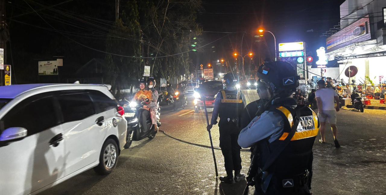 Hadir di Jalan, Patroli Malam Ditlantas Polda Sulbar Jaga Keamanan dan Ketertiban