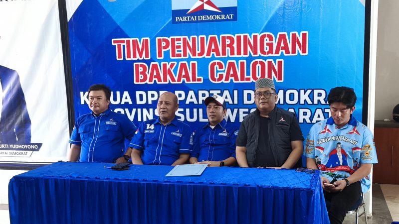 Demokrat Sulbar Bukan Penjaringan Calon Ketua DPD Jelang Musda V