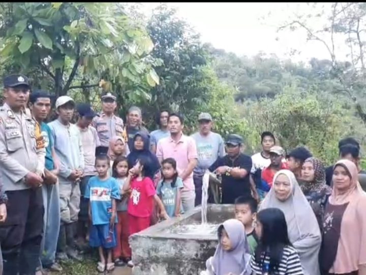 Bantuan Air Bersih dari Kapolda Sulbar Kini Dinikmati Warga Pepana