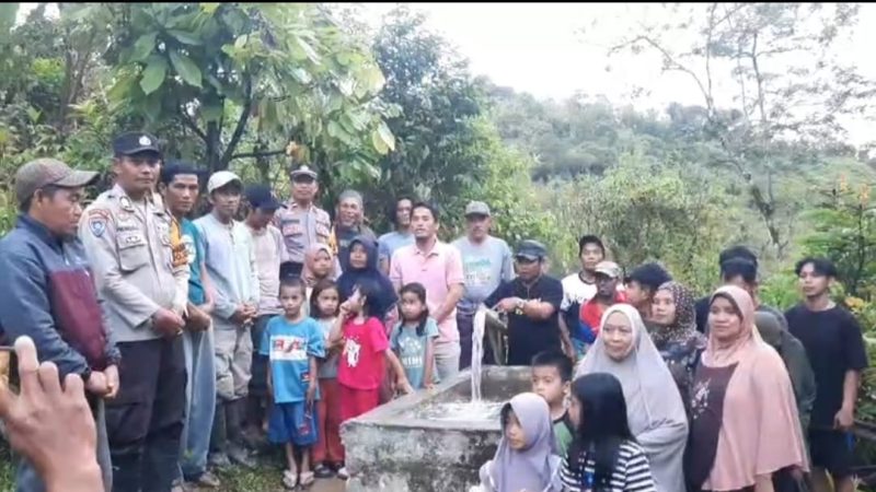 Bantuan Air Bersih dari Kapolda Sulbar Kini Dinikmati Warga Pepana