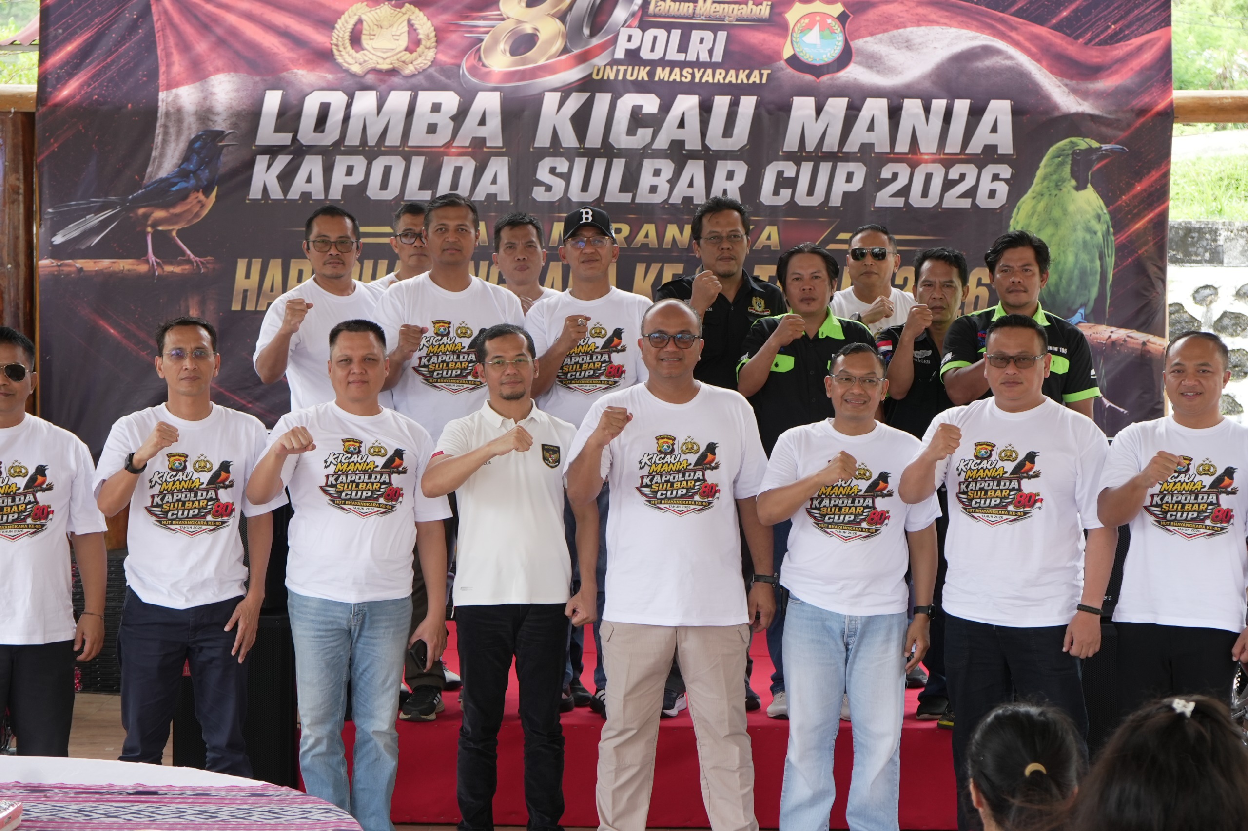 Kapolda Sulbar Ajak Junjung Sportivitas dalam Lomba Kicau Mania Hari Bhayangkara ke-80