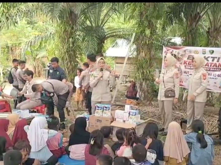 Ratusan Anak Pra Sekolah Ikuti Cek Kesehatan Gratis dari Polda Sulbar