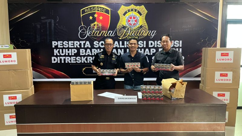 Polda Sulbar Amankan Puluhan Dos Rokok Diduga Bermasalah dari Gudang di Polewali