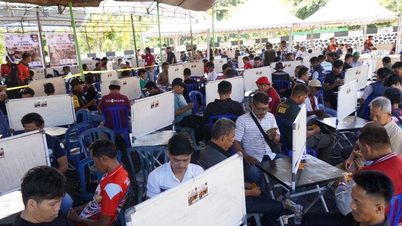 Kapolda Sulbar Apresiasi Tingginya Minat Masyarakat pada Lomba Domino Hari Bhayangkara