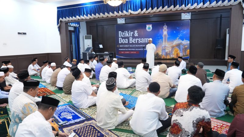 Dzikir dan Doa Sambut 1 Muharram, Gubernur Sulbar: Perkuat Nilai Spiritual dan Kebersamaa