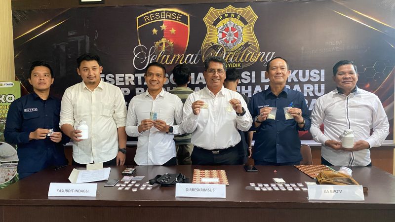 Ditkrimsus Polda Sulbar Sita Ribuan Butir Obat Ilegal Boje dari Jaringan Pengedar di Mamuju