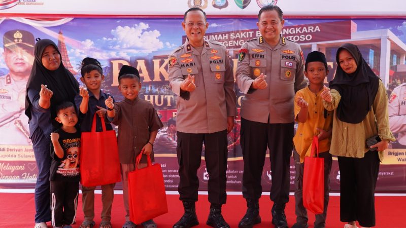 Polri untuk Masyarakat, Wakapolda Sulbar Buka Bakti Kesehatan Berskala Besar