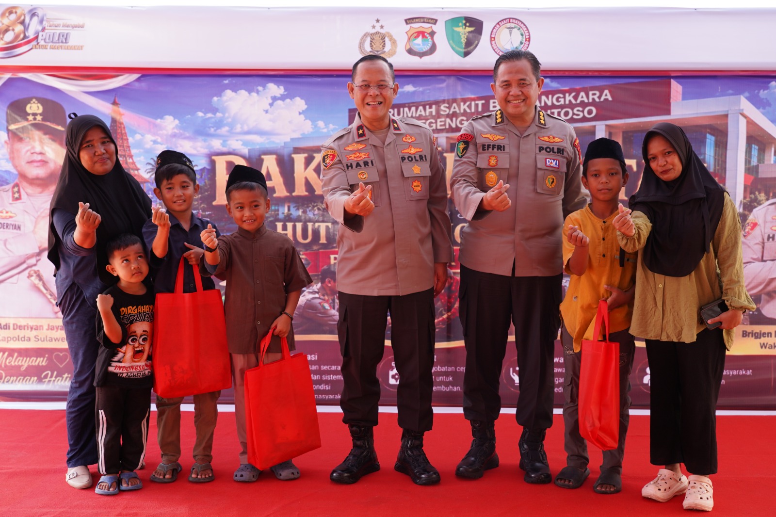 Polri untuk Masyarakat, Wakapolda Sulbar Buka Bakti Kesehatan Berskala Besar