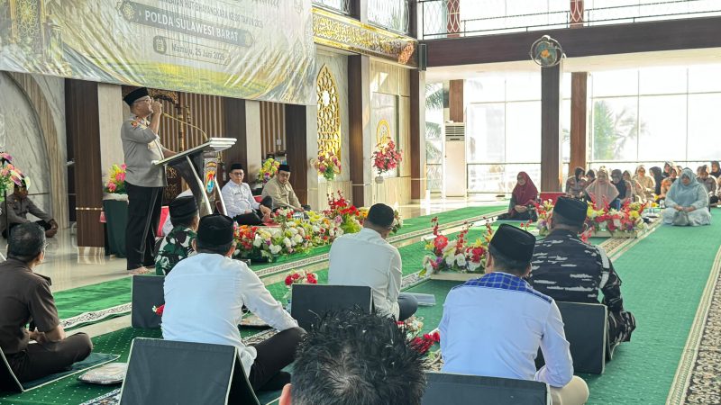 Polda Sulbar Gelar Dzikir dan Doa Bersama Sambut Hari Bhayangkara ke-80