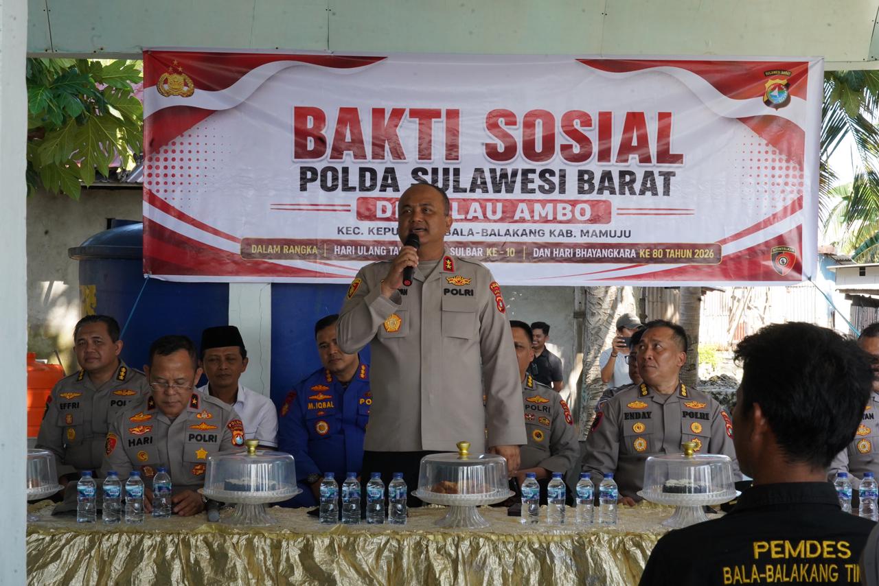 Pengabdian hingga Pesisir, Kapolda Sulbar Hadir untuk Warga Pulau Ambo