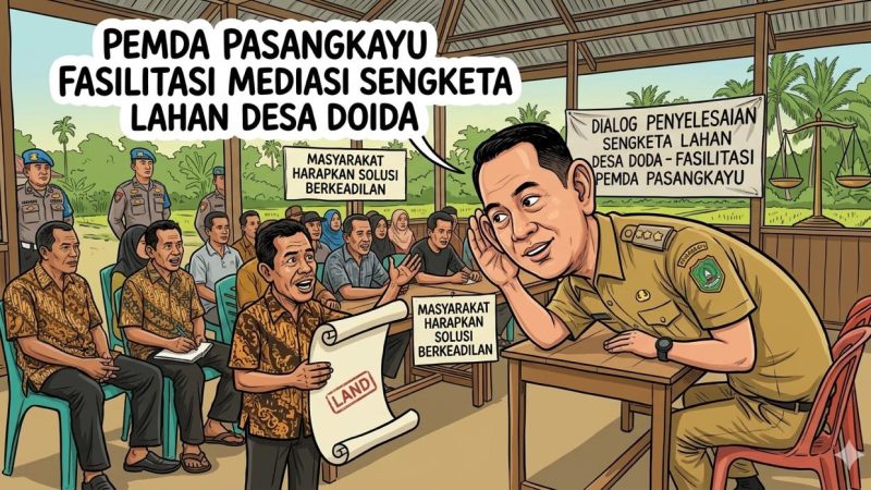 Pemda Pasangkayu Fasilitasi Mediasi Sengketa Lahan Desa Doda, Masyarakat Harapkan Solusi Berkeadilan
