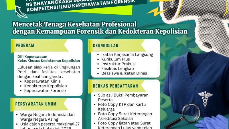 Kolaborasi Polda Sulbar dan Poltekkes Kemenkes Hadirkan Prodi Keperawatan Forensik di Mamuju