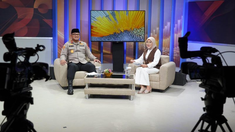 Bincang Malaqbi TVRI, Kapolda Sulbar Tegaskan Komitmen Tingkatkan Pelayanan Publik