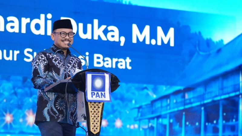 Gubernur SDK Hadiri Pelantikan DPW PAN Sulbar, Targetkan Koalisi Kembali di Pilgub 2029