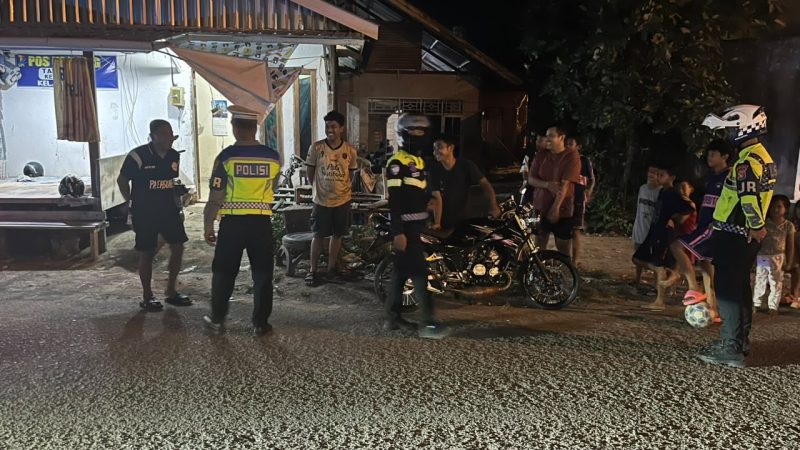 Ciptakan Rasa Aman, Ditlantas Polda Sulbar Gencarkan Patroli dan Edukasi Malam Hari