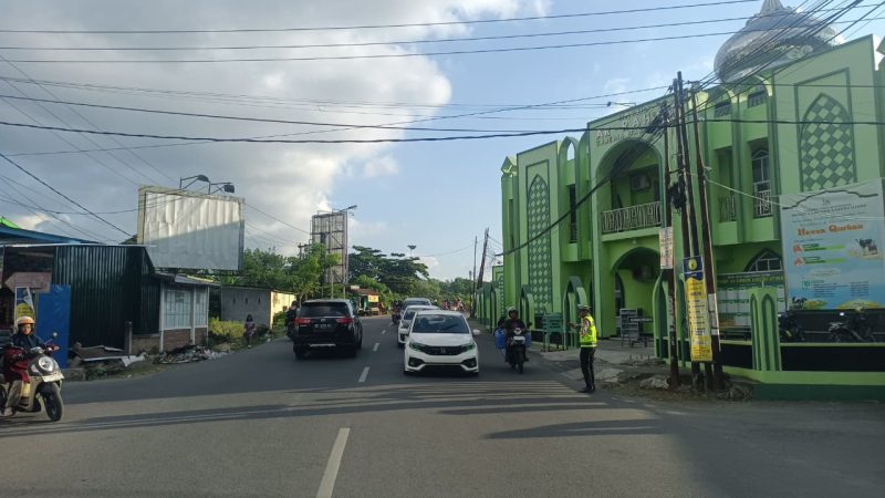 Ditlantas Polda Sulbar Siaga Penuh di Jam-Jam Padat Mobilitas