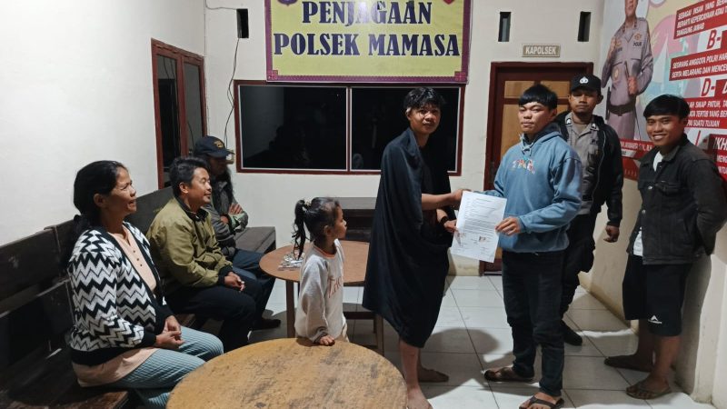 Gerak Cepat Polsek Mamasa, Perkelahian Dua Pemuda Diselesaikan Secara Damai