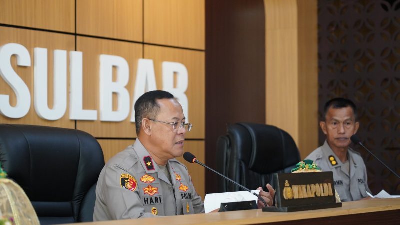 Wakapolda Sulbar Pimpin Anev Quick Wins Presisi, Fokus Perkuat Pelayanan dan Harkamtibmas