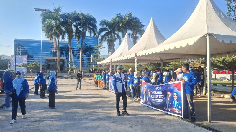 Aksi Partai Demokrat Mamuju: Gerakan Langit Biru Indonesia Asri, Bakti Sosial dan Tanam Pohon