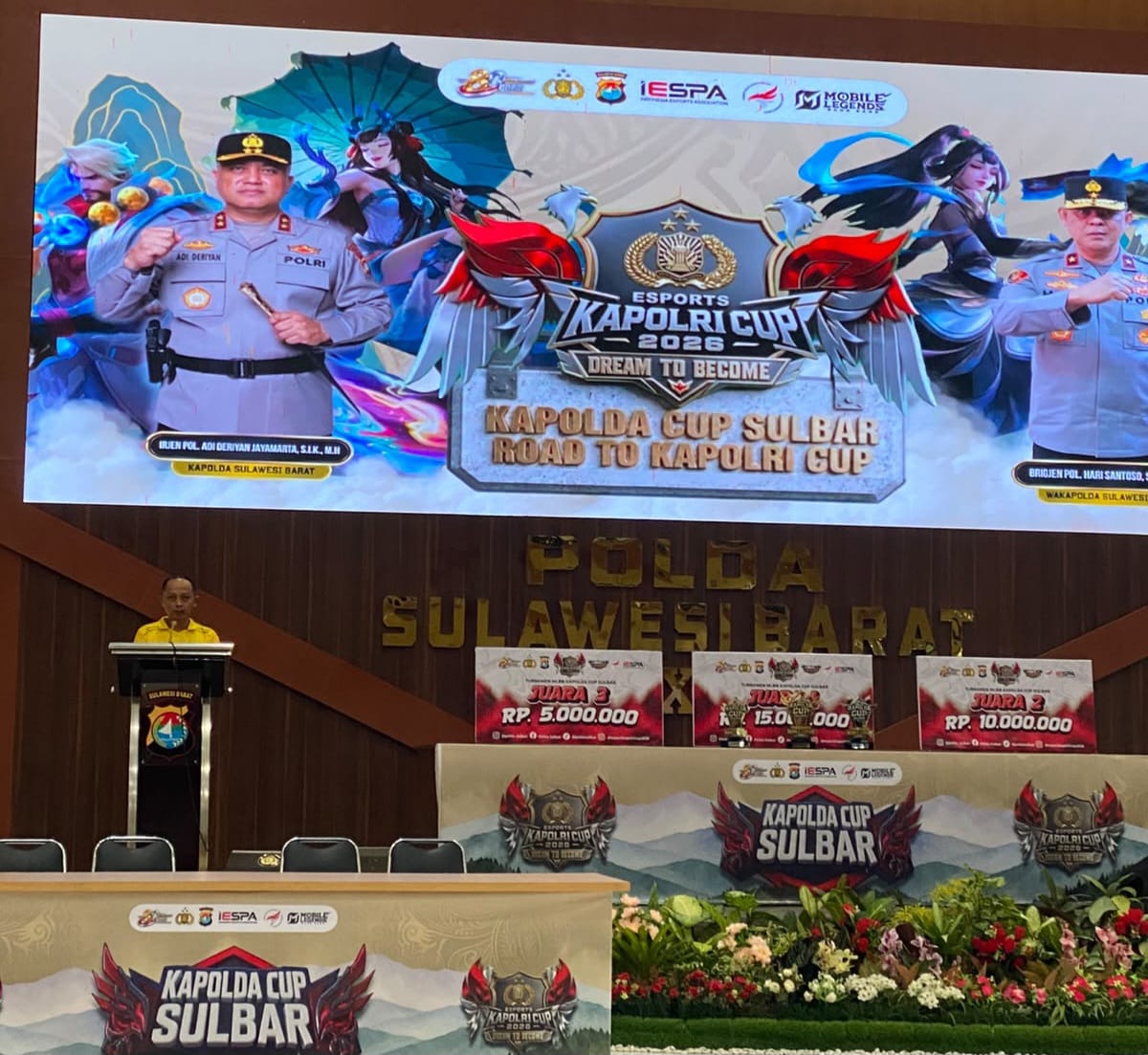 Polda Sulbar Buka Turnamen Mobile Legends Kapolda Cup, Perebutkan Hadiah Rp30 Juta