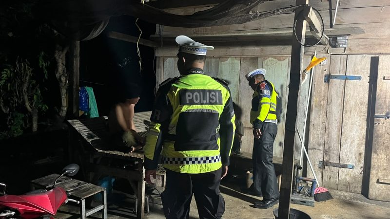 Polantas Polda Sulbar Turun ke Jalan, Patroli Malam Humanis Perkuat Keamanan Wilayah