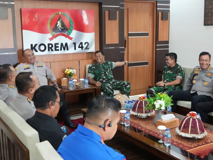 Kapolda Sulbar Pererat Hubungan dengan Korem 142 Tatag, Komitmen Jaga Stabilitas Daerah