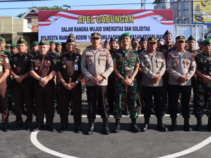 Apel Gabungan TNI-Polri dan Kejaksaan di Mamuju, Tutup Celah Provokasi yang Berpotensi Memecah Soliditas