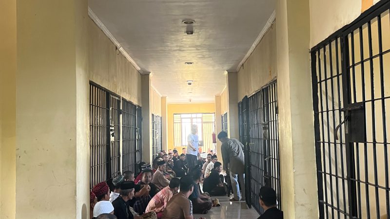 Pembinaan Rohani Jadi Bagian Rehabilitasi Mental Tahanan di Polda Sulbar